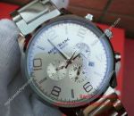 Mont blanc Watches Replica Timewalker White Chronograph Dial SS Cace for Sale